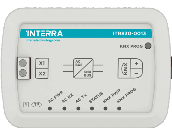 Interra Contrôle KNX de climatiseur Midea VRF AC ITR830-0013
