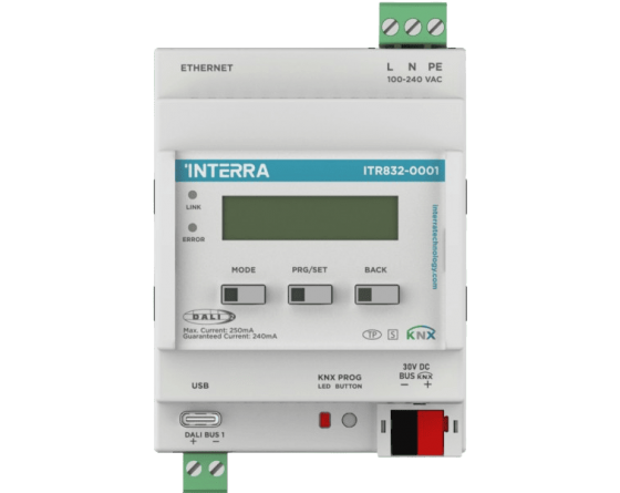 Interra Passerelle KNX-DALI 1 canal ITR832-0001