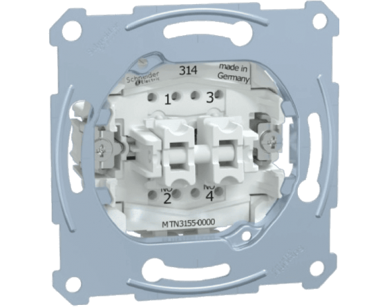Schneider - D-Life - bouton poussoir double - MTN3155-0000
