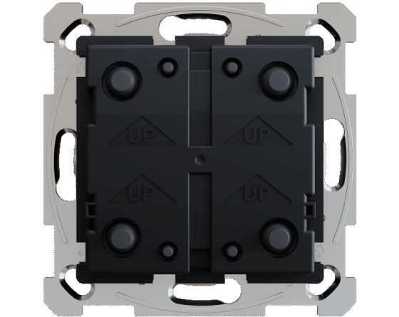 Zennio Bouton poussoir Soft KNX 55 x 55 mm - ZS55SOFT