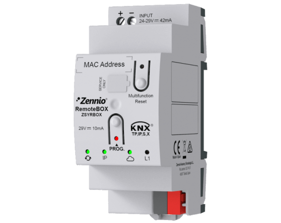 Zennio RemoteBOX - Dispositif pour le contrôle à distance KNX-ZSYRBOX