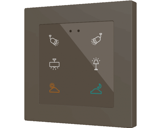 Zennio Flat RGB 55 x6 - ZVIFR55X6