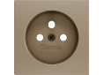 Zennio ZS55.Enjoliveur/Cache pour mécanisme/base de prise française 55 x 55 mm - 830000604 - Champagne