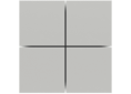 Ekinex - Kit 4 touches pour bouton KNX  version de base - EK-FOQ-GAG silver