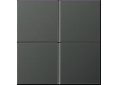JUNG Enjoliveur 4 voies, F40 - Série LS - LS404TSA - AL2404TSA - ES2404TSA