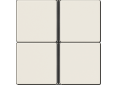 JUNG Enjoliveur 4 voies, F40 - Série LS - LS404TSA - AL2404TSA - ES2404TSA