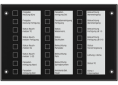 JUNG Mini-tableau de supervision-IP54-KNX à voyant - MBT2424SW