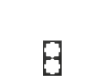 Zennio ZS70.cadre - 2 modules - ZS70FM2A