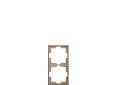 Zennio ZS70.cadre - 2 modules - ZS70FM2C