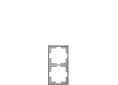 Zennio ZS70.cadre - 2 modules - ZS70FM2S