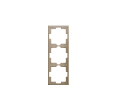 Zennio ZS70.cadre - 3 modules - ZS70FM3C