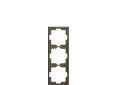 Zennio ZS70.cadre - 3 modules - ZS70FM3M