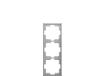 Zennio ZS70.cadre - 3 modules - ZS70FM3S