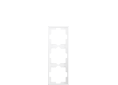 Zennio ZS70.cadre - 3 modules - ZS70FM3MW