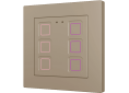 Zennio Tecla RGB 55  6 touches Champagne - ZVITR55x6C