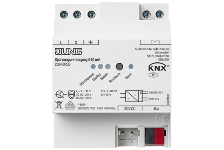 JUNG alimentation KNX 640 mA 20640REG