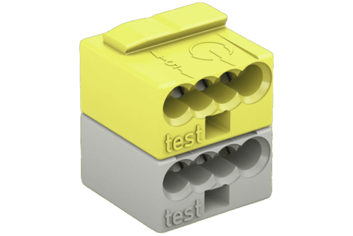 Wago 243-212 Connecteur jaunes et gris clair 4 trous BUS KNX