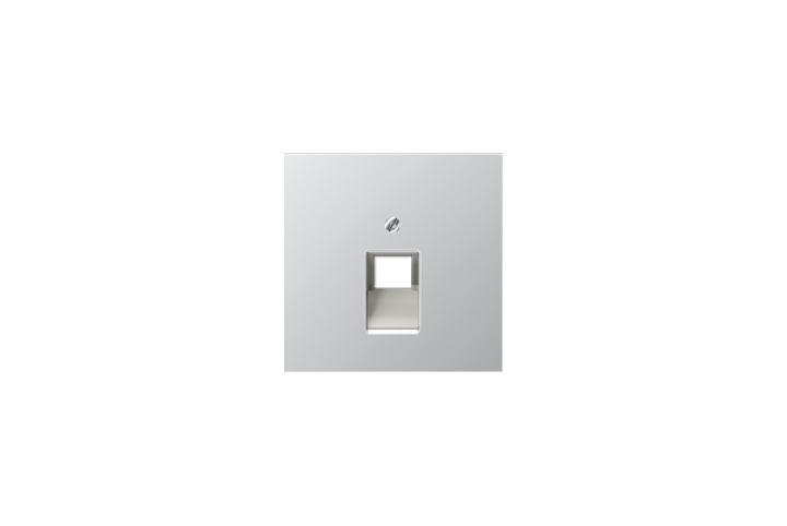 Ensemble mécanisme prise RJ 45 simple aluminium