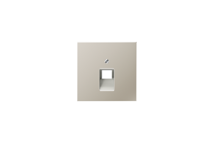 Ensemble mécanisme prise RJ 45 simple métal inox
