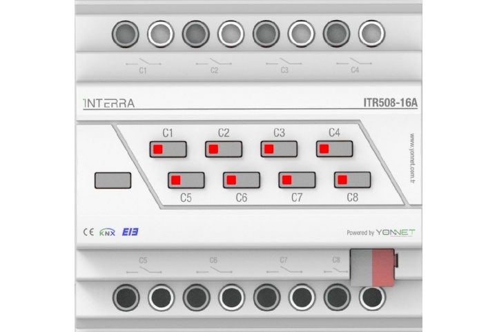 Interra Combo Actionneur 8 sorties ITR508-16A