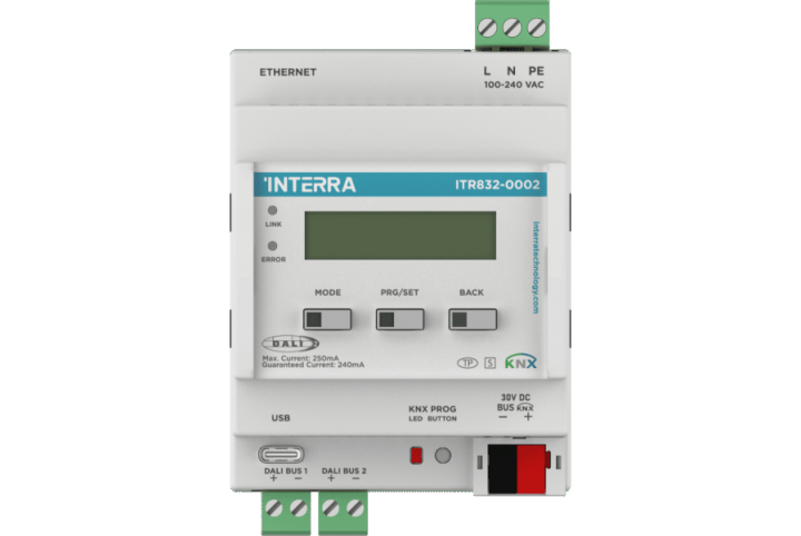 Interra Passerelle KNX-DALI 2 canaux ITR832-0002