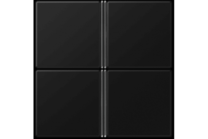 JUNG Enjoliveur 4 voies, F40 - Série LS - LS404TSA - AL2404TSA - ES2404TSA