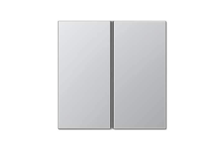Ensemble mécanisme KNX platine de commande 2 voies multifonctions aluminium