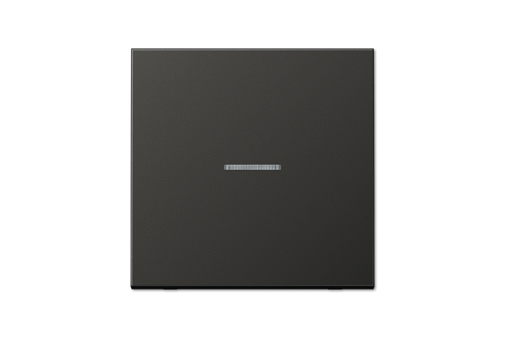 Ensemble Mécanisme KNX Bouton poussoir simple 1 voie titane