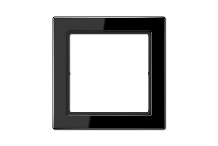 Cadre Flat 1 poste JUNG noir