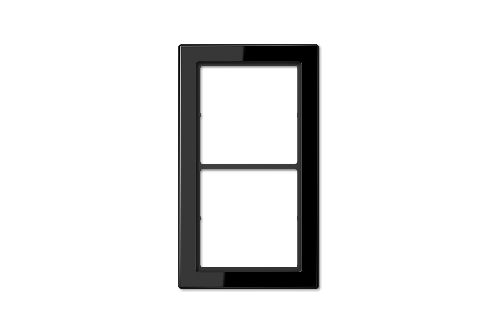 Cadre Flat 2 postes JUNG noir