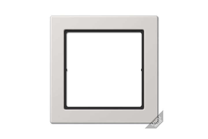 Cadre Flat 3 postes JUNG gris clair