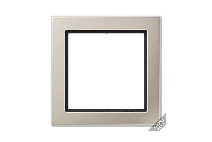 Cadre Flat 3 postes JUNG métal inox