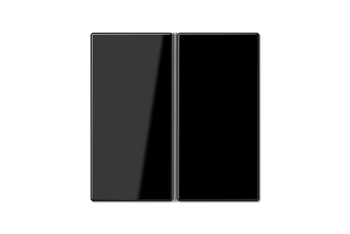 Ensemble mécanisme KNX platine de commande 2 voies multifonctions noir