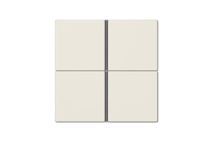 Ensemble mécanisme KNX platine de commande 4 voies multifonctions ivoire