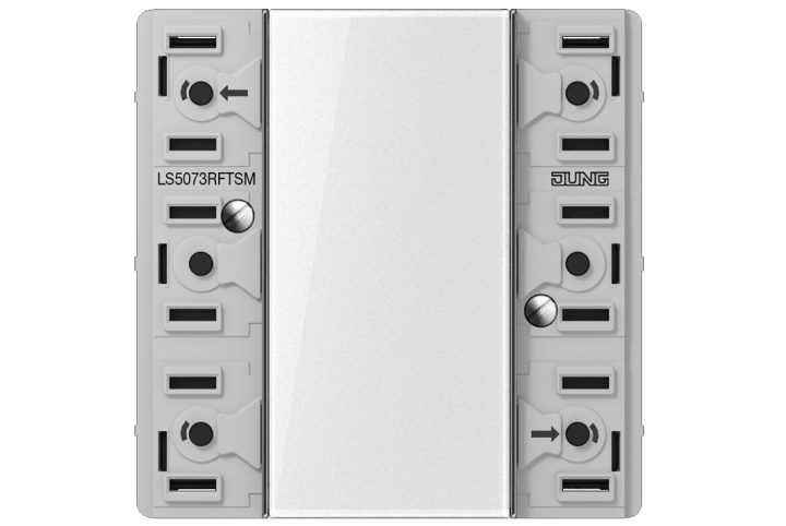 Jung-Emetteur KNX RF 3 voies 6 TOUCHES LS 990-sérieF50- (868.3MHz)-LS5073RFTSM