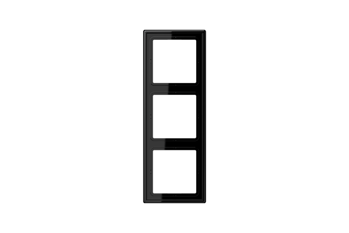 Cadre 3 postes JUNG noir