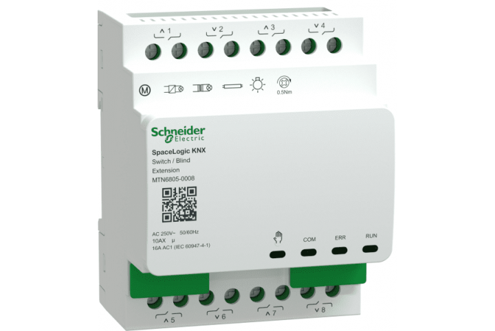 Schneider KNX - actionneur mixte 8 sorties - extension - MTN6805-0008