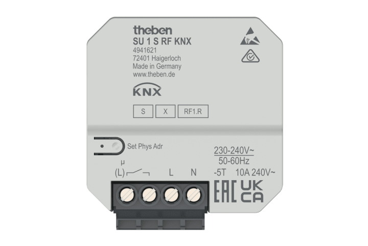 Theben - actionneur KNX RF  1 canal - 4941621 - SU 1 S RF KNX
