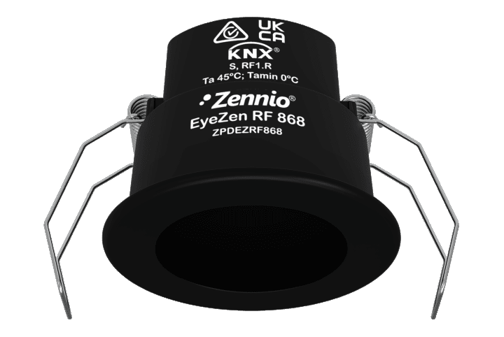 Zennio EyeZen RF 868 Détecteur de mouvement KNX RF pour plafond (868 MHz) ZPDEZRF868A