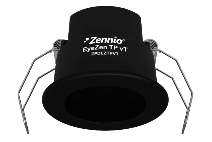 Zennio EyeZen TP vT Détecteur de mouvement KNX avec détecteur de luminosité ZPDEZTPVTA