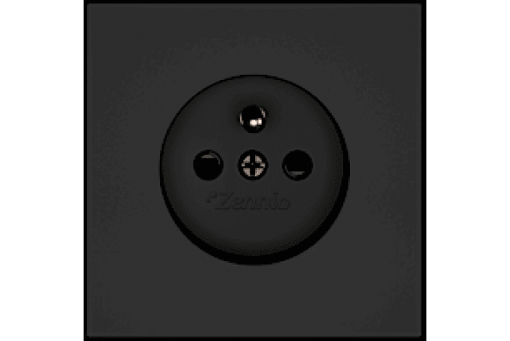 Zennio ZS70.Enjoliveur/Cache pour Prise française 70 x 70 mm - ZS70CFSA - ZS70CFSS - ZS70CFSMW - ZS70CFSC - ZS70CFSM