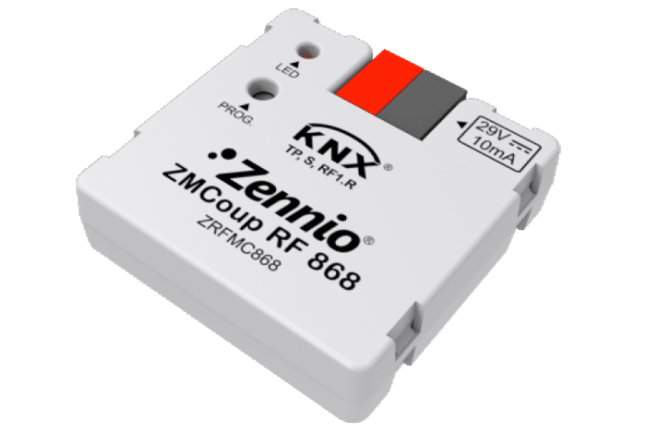 Zennio-ZMCoup RF 868-Coupleur de médias KNX TP-RF (868 MHz)-ZRFMC868