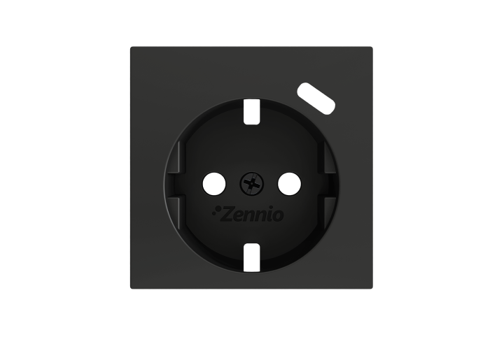 Zennio ZS55.Enjoliveur/Cache Prise Schuko avec USB C  - 16 A  55 x 55 mm - ZS55CSC1USA - ZS55CSC1USS - ZS55CSC1USMW - ZS55CSC1USC