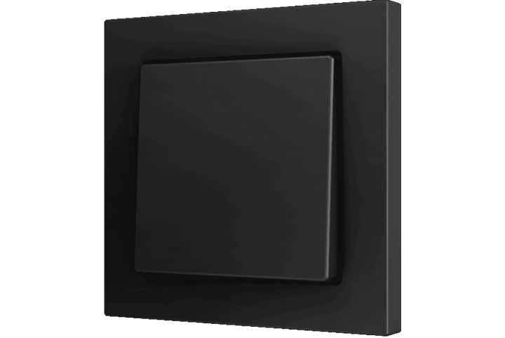 Zennio Enjoliveur 1 touche bouton poussoir soft - ZS55CSOFT