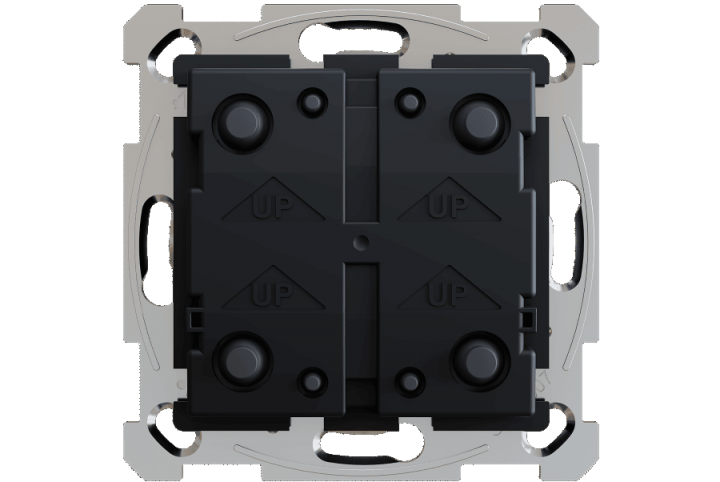 Zennio Bouton poussoir Soft KNX 55 x 55 mm - ZS55SOFT