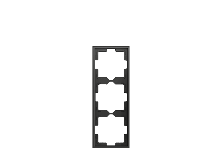 Zennio ZS70.cadre - 3 modules - ZS70FM3A-ZS70FM3MW-ZS70FM3S-ZS70FM3C-ZS70FM3M