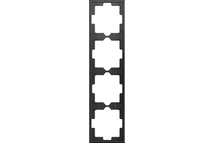 Zennio ZS70.cadre - 4 modules - ZS70FM4A-ZS70FM4MW-ZS70FM4S-ZS70FM4C-ZS70FM4M