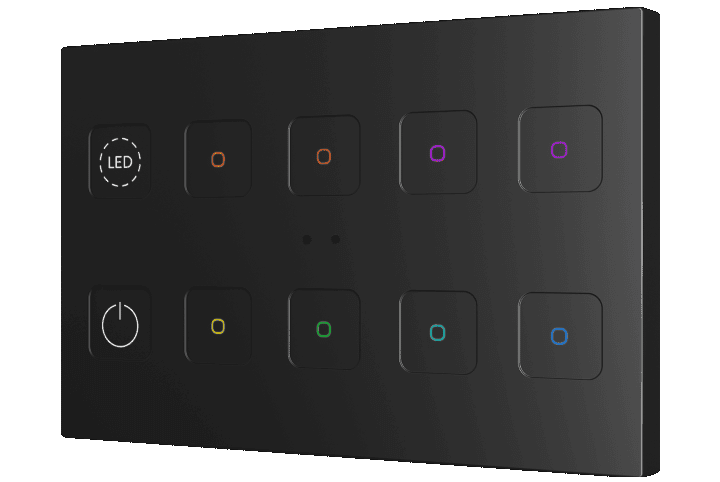 Zennio Tecla RGB XL 4/6/8/10 - ZVITRXL